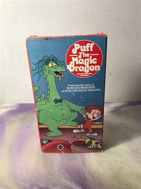 Puff the magic dragon VHS infographics